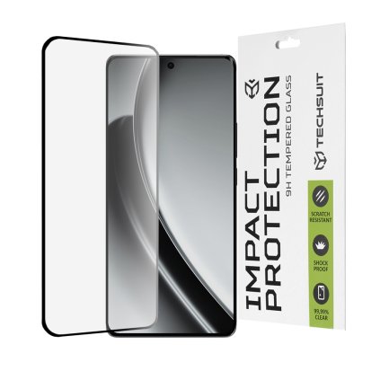 Ochranné sklo Techsuit 111D pre Realme GT 6 GT 6T čierne