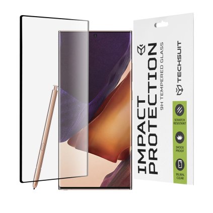 Techsuit 111D Celoplošné 3D sklo Samsung Note 20 Ultra Čierna