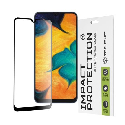 Techsuit 111D Celoplošne Lepené Sklo Samsung Galaxy A M Čierne
