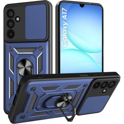 Techsuit CamShield Series pre Samsung Galaxy A17 5G A17 4G modrá