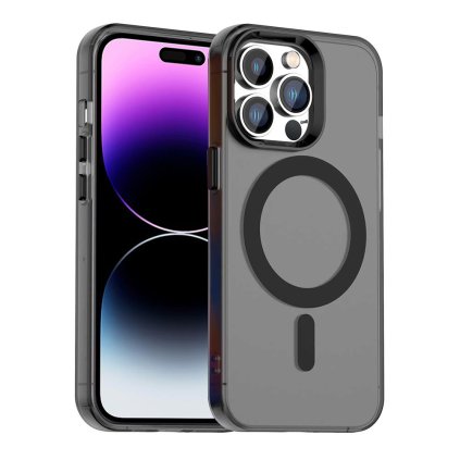 Techsuit CandyCase MagSafe pre iPhone 14 Pro Max čierny