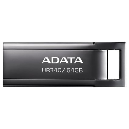 Adata Memory Stick AROY-UR340-64GBK USB 3.2 FlashDrive 64GB 100MB/s kovová čierna