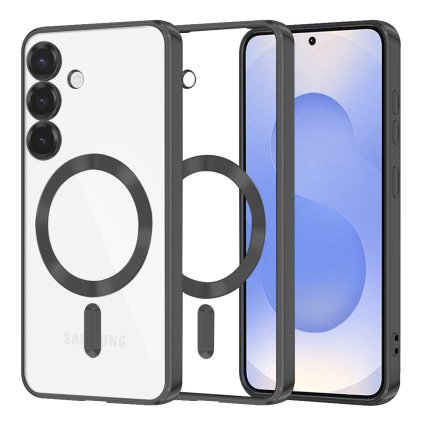 Techsuit Luxury Crystal MagSafe pre Samsung Galaxy S25 čierny