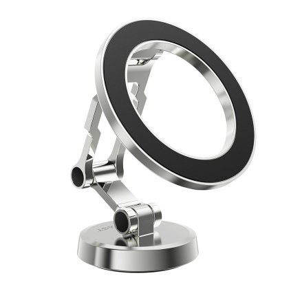 Acefast Držiak do auta D20 Magnetický krúžok 360° na palubnú dosku strieborný
