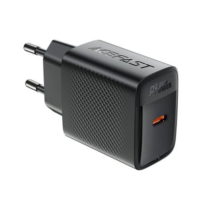 Acefast Wall Charger A104 USB-C PD25W GaN Technológia Rýchle Nabíjanie Čierna