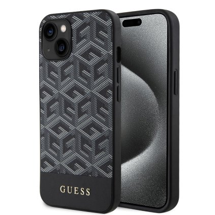 Guess GCube Stripes MagSafe GUHMP15SHGCFSEK iPhone 15 čierna