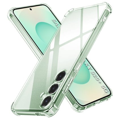 Techsuit Shockproof priehľadný silikón Samsung Galaxy S25 Plus priehľadný