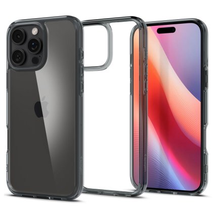Spigen Ultra Hybrid iPhone 16 Pro Krištáľovo priehľadný