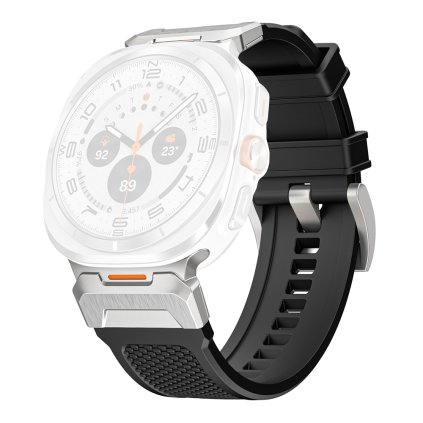 Techsuit remienok Samsung Galaxy Watch Ultra 47mm Watch Ultra 2 čierna strieborná