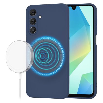 Techsuit SoftFlex MagSafe pre Samsung Galaxy A16 4G / A16 5G tmavomodrá