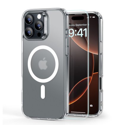 ESR Classic Hybrid HaloLock s ochranným sklom iPhone 16 Pro Max matne číry