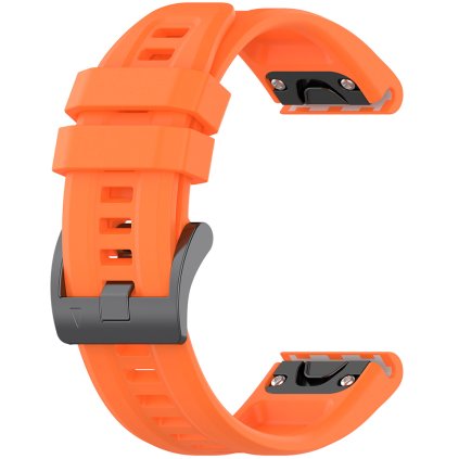 Remienok Techsuit QuickFit 22mm Garmin Fenix Forerunner Approach oranžový