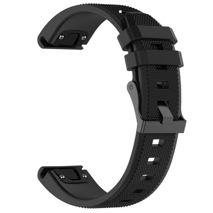 Remienok Techsuit QuickFit 22mm pre Garmin Fenix Forerunner Approach čierny
