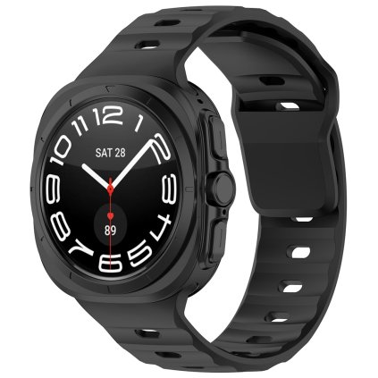 Techsuit remienok pre Samsung Galaxy Watch Ultra 47mm Watch Ultra 2 čierny