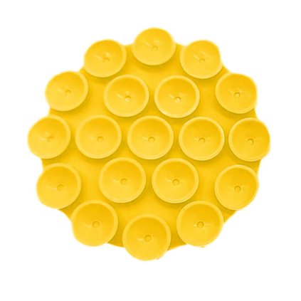 Techsuit SY-CUP držiak telefónu s prísavkou silikón žltý