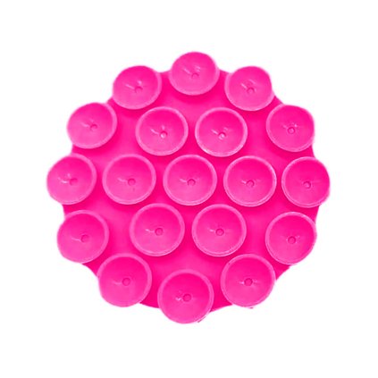 Techsuit SP-CUP Držiak telefónu prísavka silikón ružový