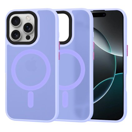 Techsuit HaloFrost MagSafe iPhone 16 Pro svetlofialová