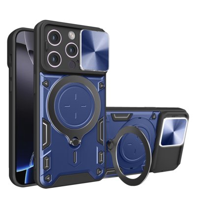 Techsuit CamGuard Pro pre iPhone 16 Pro Max Modrá