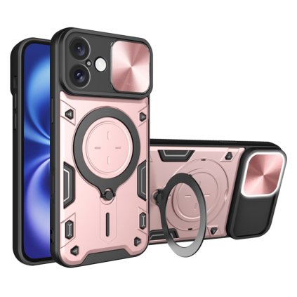 Techsuit CamGuard Pro iPhone 16 Ružové zlato