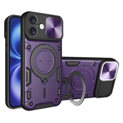 Techsuit CamGuard Pro iPhone 16 Fialová