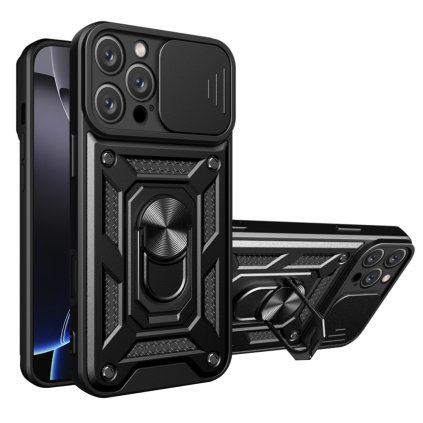 Techsuit Rad CamShield iPhone 16 Pro Čierna