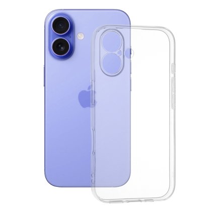 Techsuit Priehľadný silikónový kryt iPhone 16