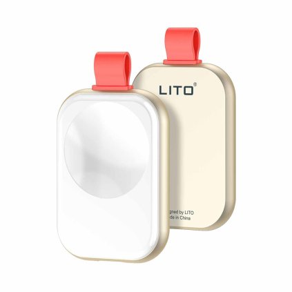 Lito LC03 Magnetická nabíjačka Apple Watch krúžok 5W Biela