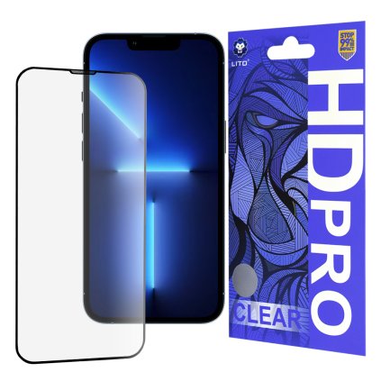 Lito HD Pro Číre iPhone 13 Pro Max iPhone 14 Plus Čierne