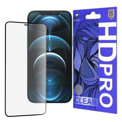 Lito HD Pro Clear iPhone 12 Pro Max Čierna
