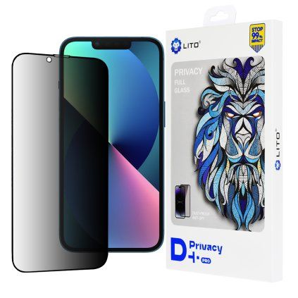 Lito D+ Pro Súkromie iPhone 13 iPhone 13 Pro iPhone 14 Black