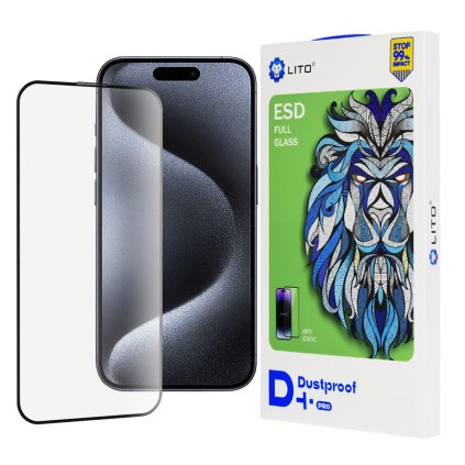 Lito D+ Pro Prachuvzdorný iPhone 15 Pro Čierny