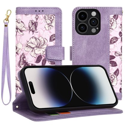 Techsuit FlipCraft iPhone 14 Pro Tajomná fialová