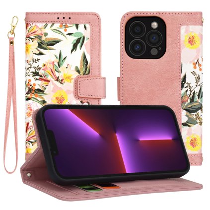 Techsuit FlipCraft iPhone 13 Pro Sladko ružová