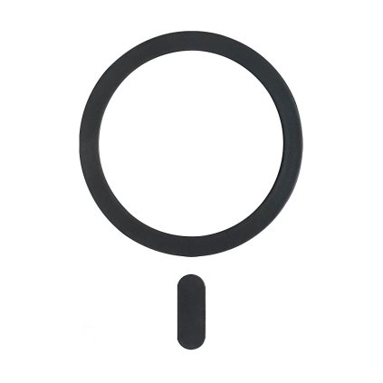 Techsuit MagSafe adaptér MPR5 Okrúhly Hliníkový 3M Čierny