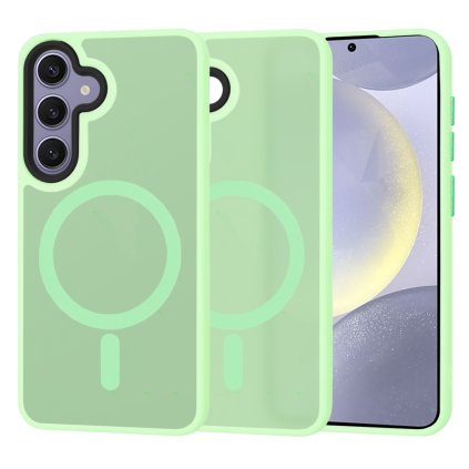 Techsuit HaloFrost MagSafe Series Samsung Galaxy S24 Plus Svetlozelená