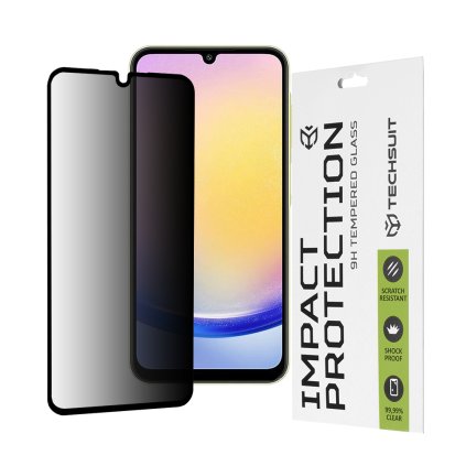 Techsuit 111D Privacy Full Glue Samsung Galaxy A25 5G Čierna