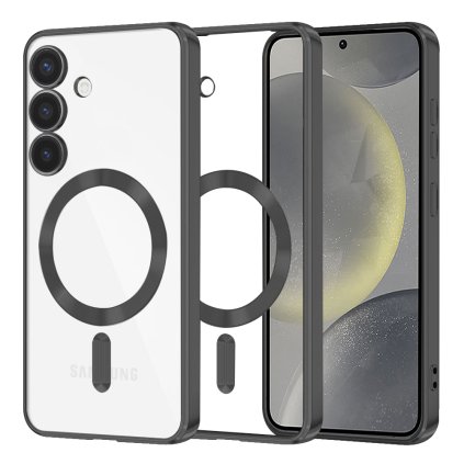 Techsuit Luxusný Krištáľový MagSafe Samsung Galaxy S24 Čierny