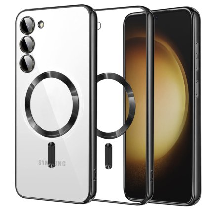 Techsuit Luxusný Krištáľový MagSafe Samsung Galaxy S23 Plus Čierny