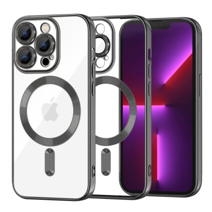 Techsuit Luxusný Kryštál MagSafe iPhone 13 Pro Čierny