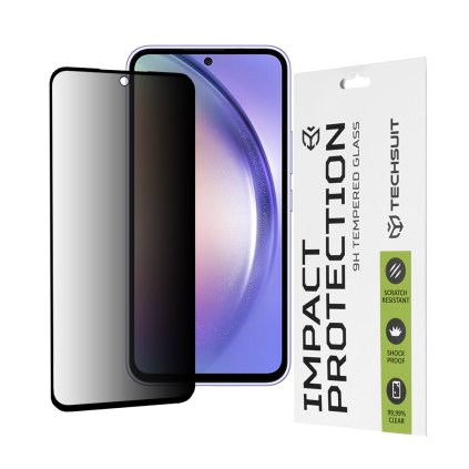 Techsuit 111D Privátne Celoplošné Samsung Galaxy A54 Čierna