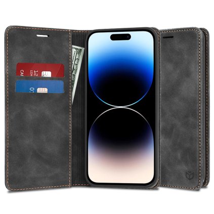 Techsuit Pohodlný kryt iPhone 14 Pro Čierny