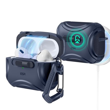 ESR Cyber Magnetické puzdro HaloLock Apple AirPods Pro 1 2 Blue