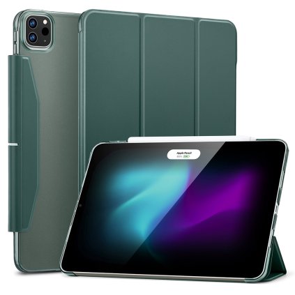 ESR Ascend Trojitý kryt iPad Pro 13 2024 2025 Lesná zelená