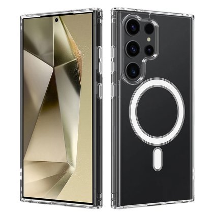 Techsuit MagSafe Pre Samsung Galaxy S24 Ultra Priehľadný