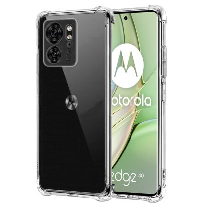 Techsuit Nárazuvzdorný Priehľadný Silikón Motorola Edge 40 Edge 2023