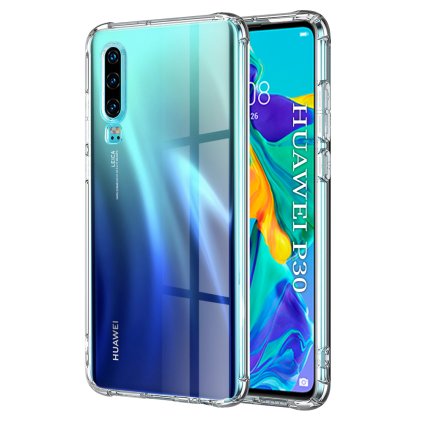 Techsuit Nárazuvzdorný Priehľadný Silikón Huawei P30 Clear