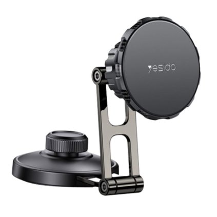 Yesido C198 Magnetický teleskopický držiak palubný sivý