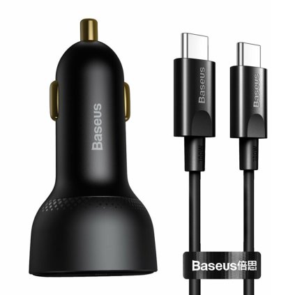 Baseus autonabíjačka TZCCZX-01 100W USB Type-C Čierna