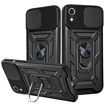 Techsuit CamShield séria iPhone XR čierna