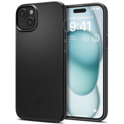 Spigen Thin Fit iPhone 15 Čierna